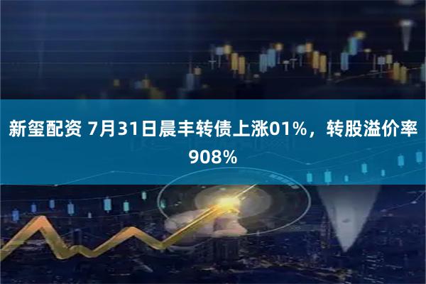 新玺配资 7月31日晨丰转债上涨01%，转股溢价率908%